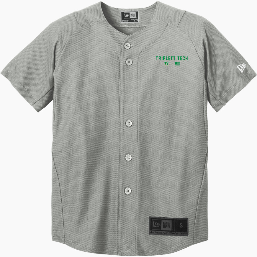 Triplett Tech <span class="pdp-name-mascot">Triplett Business and Technical Institute</span> New Era Youth Diamond Era Full-Button Jersey