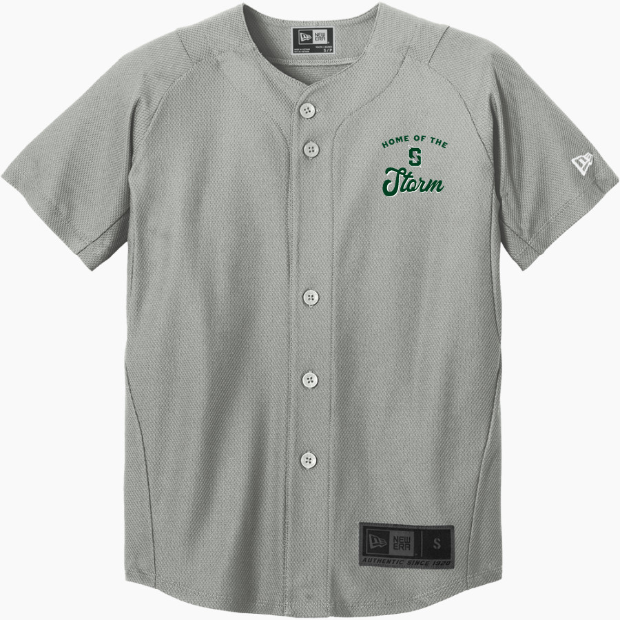 Summit High School Storm <span class="pdp-name-mascot">Summit High School Storm</span> New Era Youth Diamond Era Full-Button Jersey