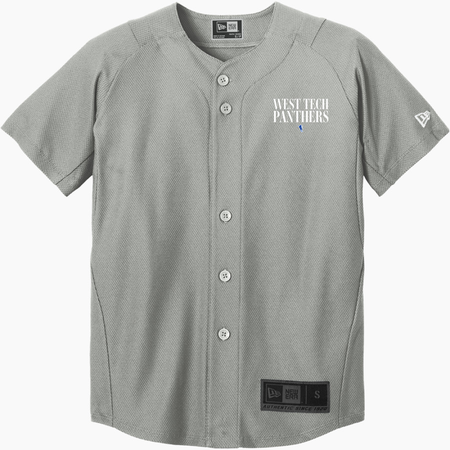 West Tech Panthers <span class="pdp-name-mascot">West Tech Panthers</span> New Era Youth Diamond Era Full-Button Jersey