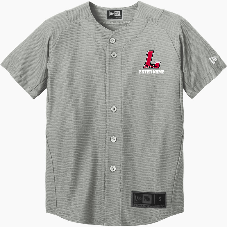 Loveland Indians <span class="pdp-name-mascot">Loveland Red Wolves</span> New Era Youth Diamond Era Full-Button Jersey