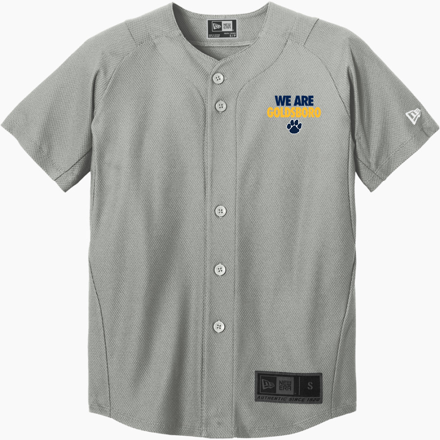 Goldsboro Cougars <span class="pdp-name-mascot">Goldsboro Cougars</span> New Era Youth Diamond Era Full-Button Jersey