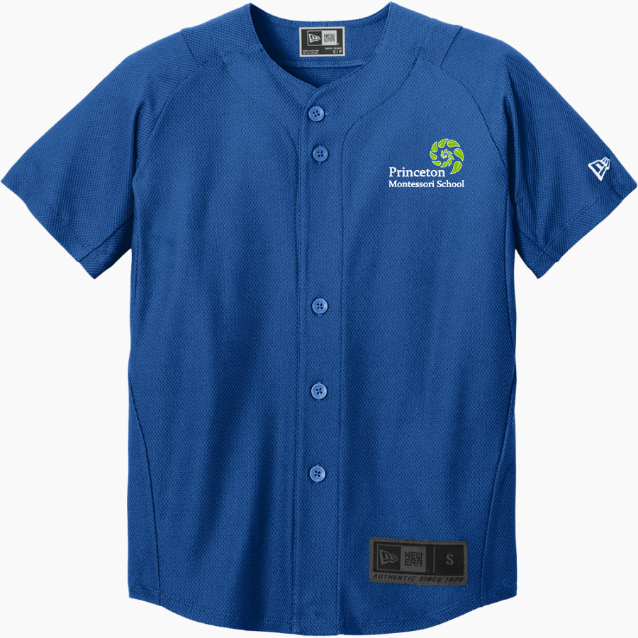 Princeton Montessori School <span class="pdp-name-mascot">Princeton Montessori Deer</span> New Era Youth Diamond Era Full-Button Jersey