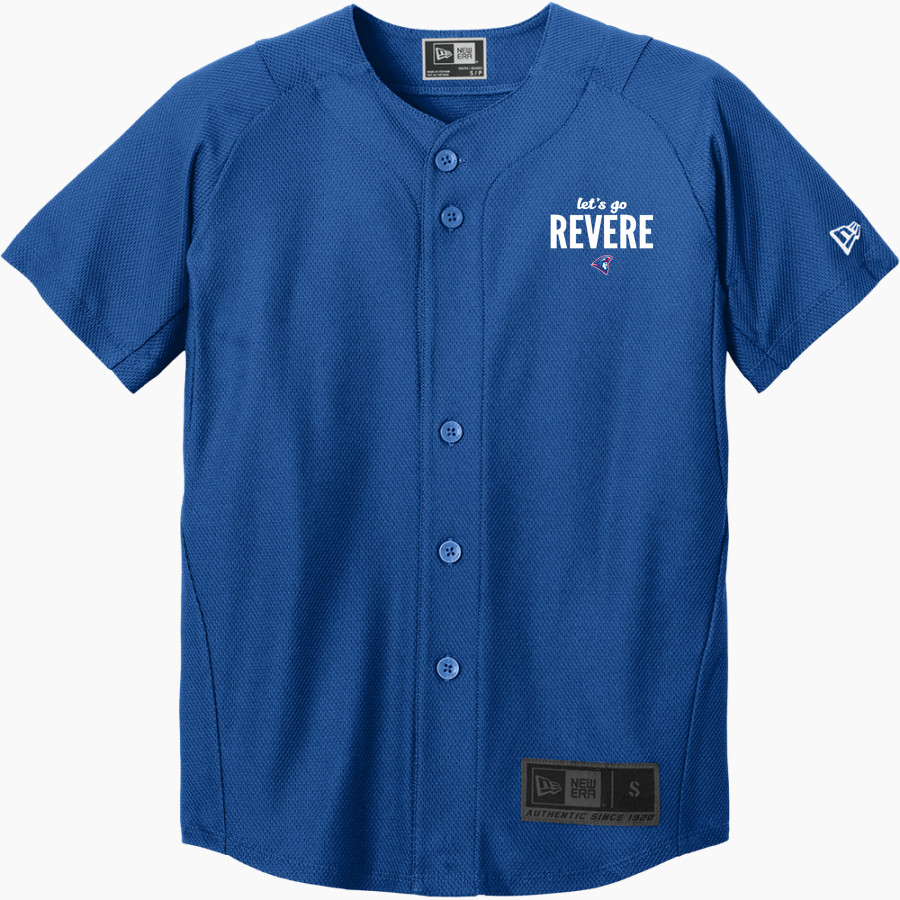 REVERE MINUTEMEN ONLINE STORE New Era Youth Diamond Era Full-Button Jersey