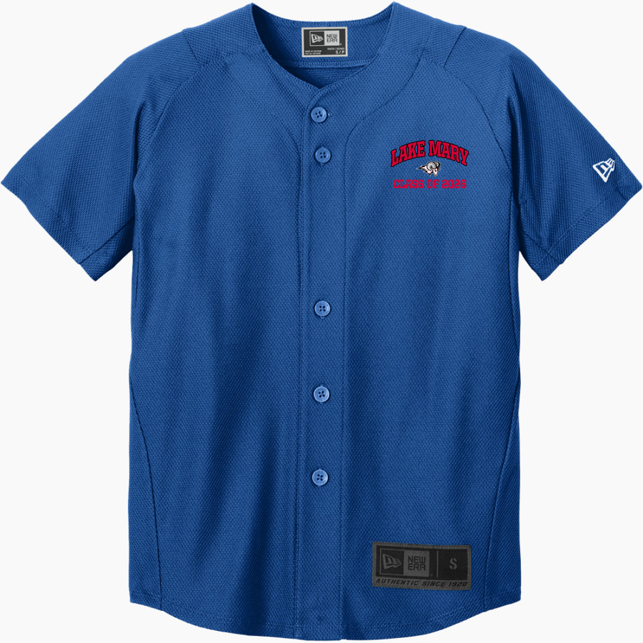 Lake Mary Rams <span class="pdp-name-mascot">Lake Mary Rams</span> New Era Youth Diamond Era Full-Button Jersey