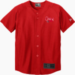 Pope Francis Cardinals New Era Youth Diamond Era Full-Button Jersey Front Thumbnail