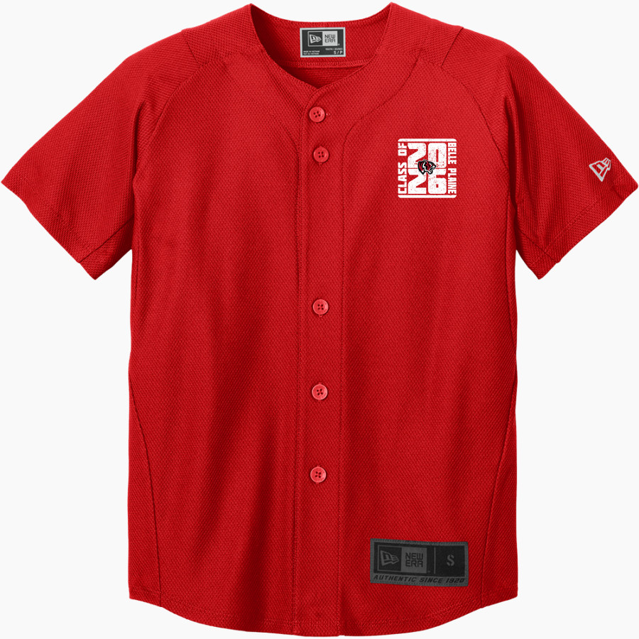 Belle Plaine Tigers New Era Youth Diamond Era Full-Button Jersey