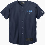 Columbus Torah Academy Lions New Era Youth Diamond Era Full-Button Jersey Front Thumbnail