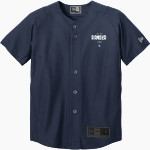 Texas School for the Deaf New Era Youth Diamond Era Full-Button Jersey Front Thumbnail