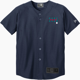 New Era Youth Diamond Era Full-Button Jersey