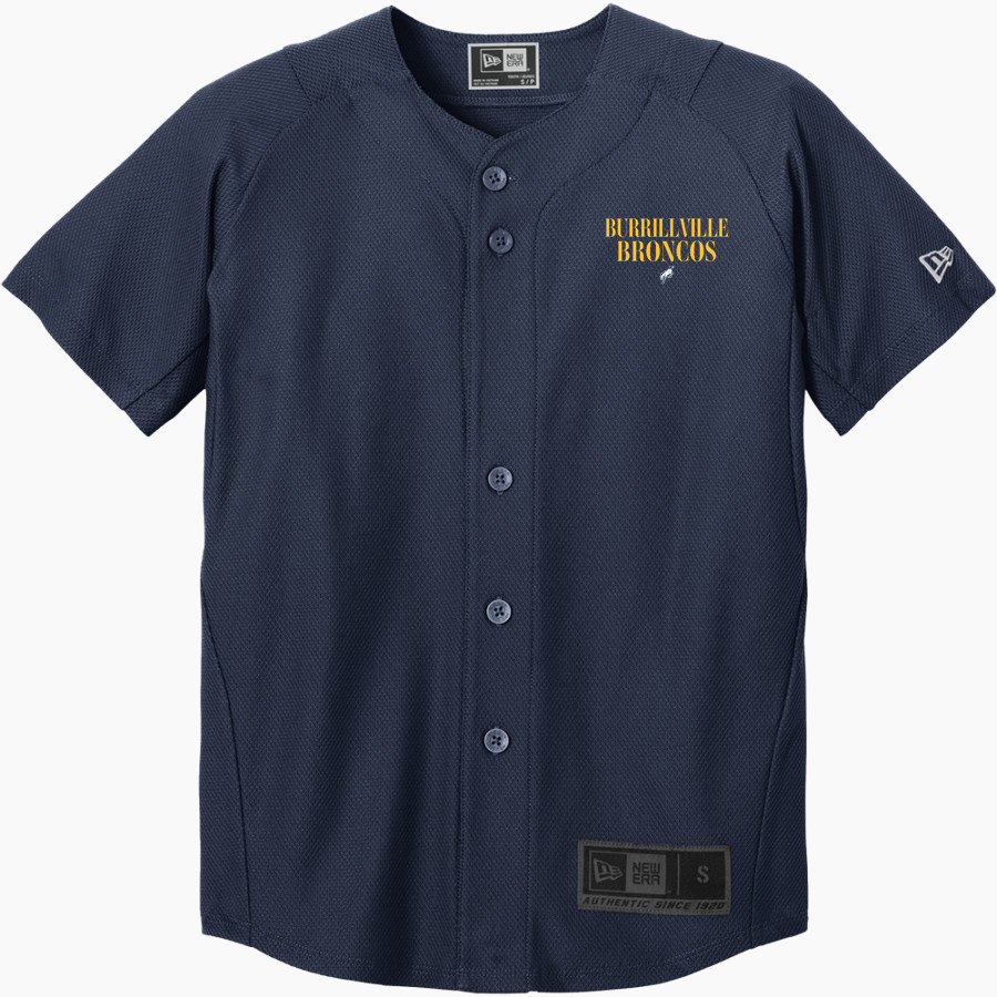 Burrillville Broncos <span class="pdp-name-mascot">Burrillville Broncos</span> New Era Youth Diamond Era Full-Button Jersey