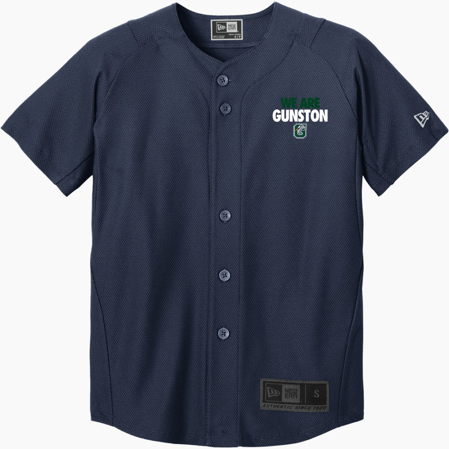 Gunston Herons New Era Youth Diamond Era Full-Button Jersey