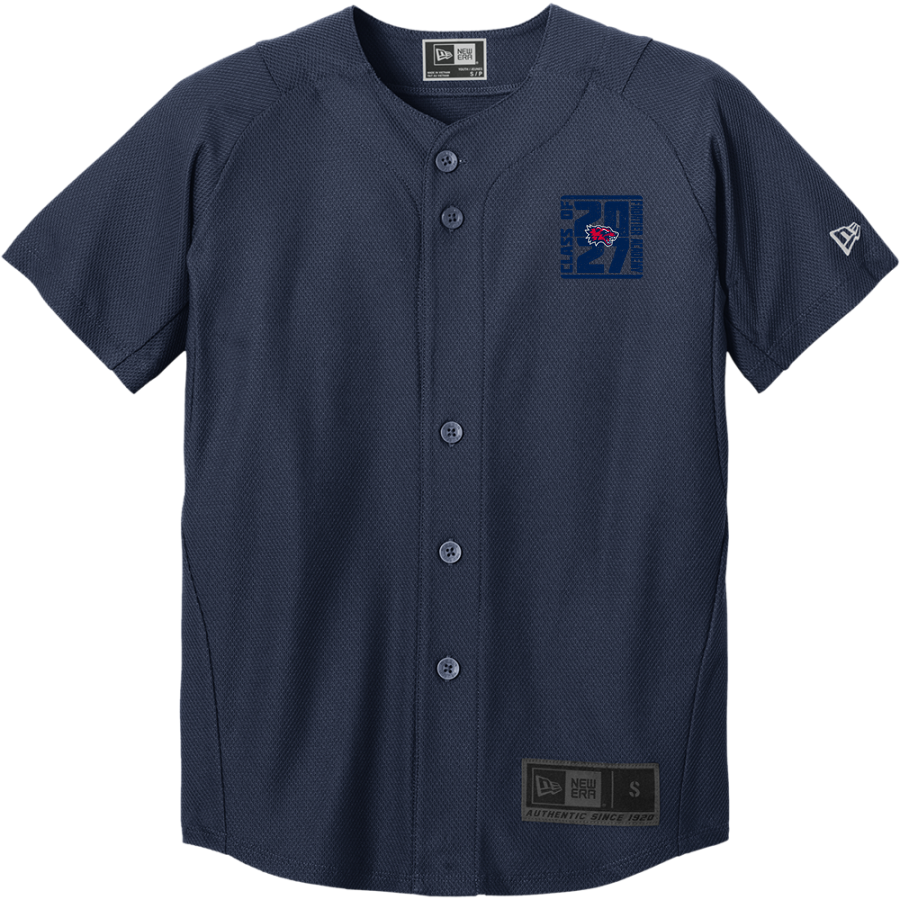 Frontier Academy Wolverines <span class="pdp-name-mascot">Frontier Academy Wolverines</span> New Era Youth Diamond Era Full-Button Jersey