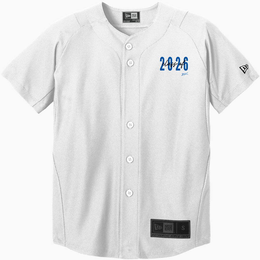 Crow Tigers New Era Youth Diamond Era Full-Button Jersey