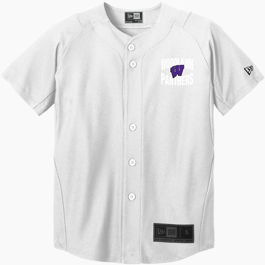 Woodlawn Panthers <span class="pdp-name-mascot">Woodlawn Panthers</span> New Era Youth Diamond Era Full-Button Jersey
