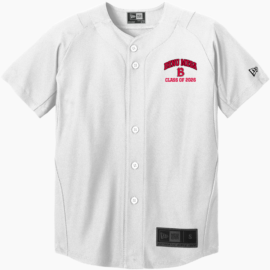 Benedictine University Mesa Redhawks New Era Youth Diamond Era Full-Button Jersey