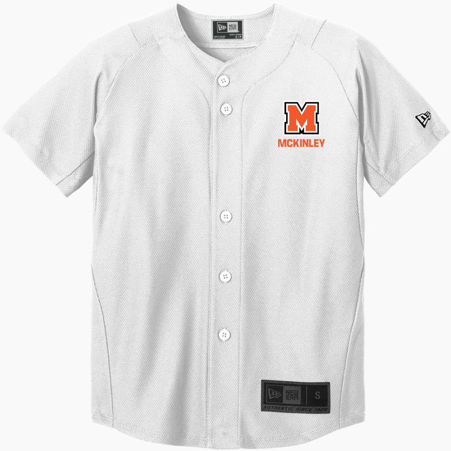 MCKINLEY MACKS Mack high is on the rise <span class="pdp-name-mascot">MCKINLEY MACKS</span> New Era Youth Diamond Era Full-Button Jersey