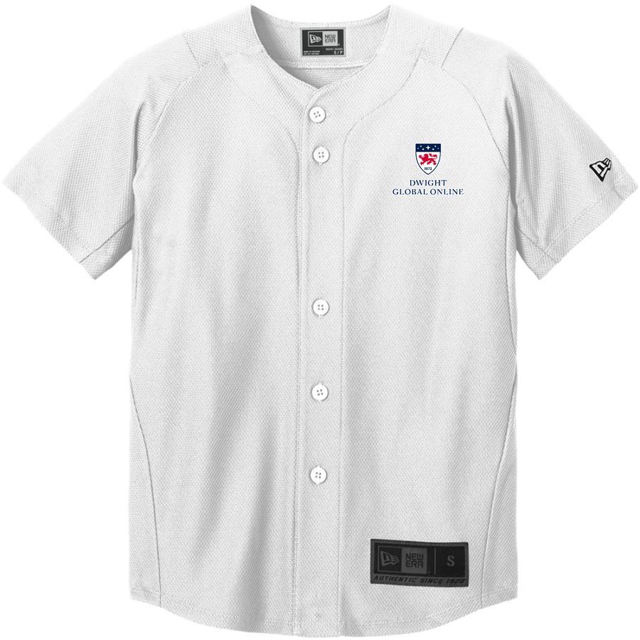 DWIGHT SCHOOL LIONS ONLINE STORE <span class="pdp-name-mascot">DWIGHT LIONS</span> New Era Youth Diamond Era Full-Button Jersey