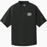 Gloversville High School New Era Youth Cage Short Sleeve 1/4 Zip Jacket Front Thumbnail