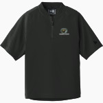 Bemidji State Athletics <span class="pdp-name-mascot">Bemidji State Beavers</span> New Era Youth Cage Short Sleeve 1/4 Zip Jacket Front Thumbnail