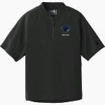 SALE CREEK Panthers Online Store <span class="pdp-name-mascot">SALE CREEK PANTHERS /LADY</span> New Era Youth Cage Short Sleeve 1/4 Zip Jacket Front Thumbnail