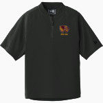 Au Gres-Sims HIGH SCHOOL WOLVERINES <span class="pdp-name-mascot">AU GRES - SIMS WOLVERINES</span> New Era Youth Cage Short Sleeve 1/4 Zip Jacket Front Thumbnail