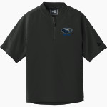 SANFORD FRITCH HIGH SCHOOL EAGLES <span class="pdp-name-mascot">SANFORD FRITCH EAGLES</span> New Era Youth Cage Short Sleeve 1/4 Zip Jacket Front Thumbnail