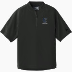 YARMOUTH HIGH SCHOOL CLIPPERS <span class="pdp-name-mascot">YARMOUTH CLIPPERS</span> New Era Youth Cage Short Sleeve 1/4 Zip Jacket Front Thumbnail