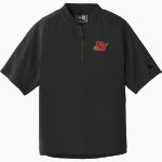 PURCELL MARIAN CAVALIERS official sideline store New Era Youth Cage Short Sleeve 1/4 Zip Jacket Front Thumbnail