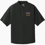 MILLBURY SR HIGH SCHOOL WOOLIES New Era Youth Cage Short Sleeve 1/4 Zip Jacket Front Thumbnail