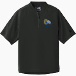Carbondale Rams <span class="pdp-name-mascot">Carbondale Rams</span> New Era Youth Cage Short Sleeve 1/4 Zip Jacket Front Thumbnail