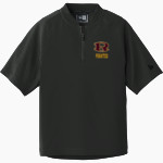 RIVERVIEW COMMUNITY HIGH SCHOOL PIRATES New Era Youth Cage Short Sleeve 1/4 Zip Jacket Front Thumbnail