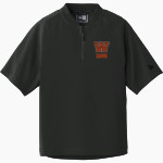 WILLIAMSTOWN HIGH SCHOOL DEMONS <span class="pdp-name-mascot">WILLIAMSTOWN DEMONS</span> New Era Youth Cage Short Sleeve 1/4 Zip Jacket Front Thumbnail