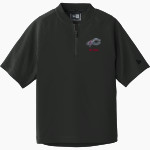 Camden War Eagles <span class="pdp-name-mascot">Camden Eagles</span> New Era Youth Cage Short Sleeve 1/4 Zip Jacket Front Thumbnail