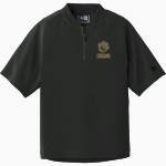 Manassas Park Cougars New Era Youth Cage Short Sleeve 1/4 Zip Jacket Front Thumbnail