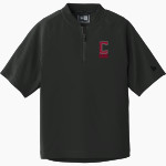 CONY HIGH SCHOOL RAMS <span class="pdp-name-mascot">CONY RAMS</span> New Era Youth Cage Short Sleeve 1/4 Zip Jacket Front Thumbnail