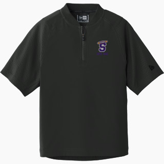 New Era Youth Cage Short Sleeve 1/4 Zip Jacket