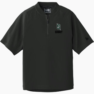 New Era Youth Cage Short Sleeve 1/4 Zip Jacket