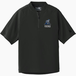 New Era Youth Cage Short Sleeve 1/4 Zip Jacket