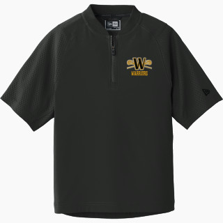 New Era Youth Cage Short Sleeve 1/4 Zip Jacket