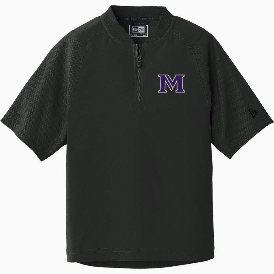 Panther Locker Spirit Wear Store <span class="pdp-name-mascot">THE MASTERS PANTHERS</span> New Era Youth Cage Short Sleeve 1/4 Zip Jacket