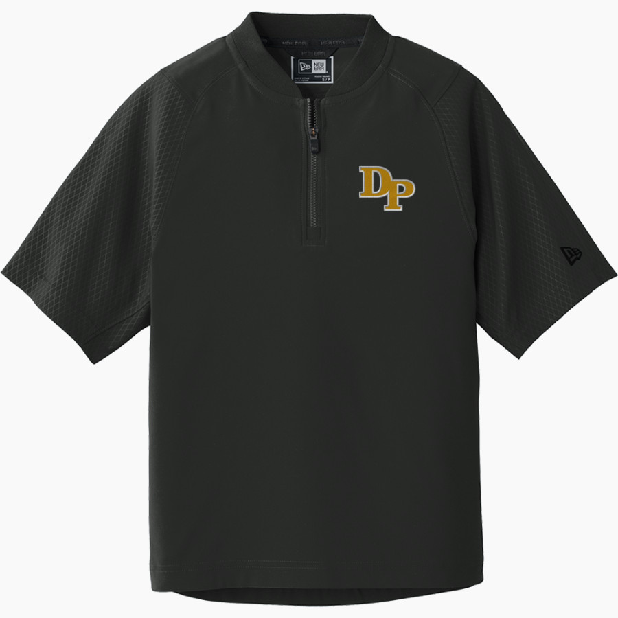Devon Prep <span class="pdp-name-mascot">Devon Tide</span> New Era Youth Cage Short Sleeve 1/4 Zip Jacket