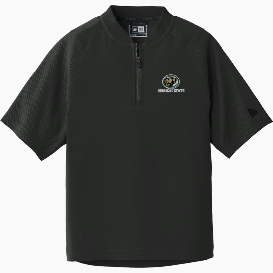 Bemidji State Athletics <span class="pdp-name-mascot">Bemidji State Beavers</span> New Era Youth Cage Short Sleeve 1/4 Zip Jacket