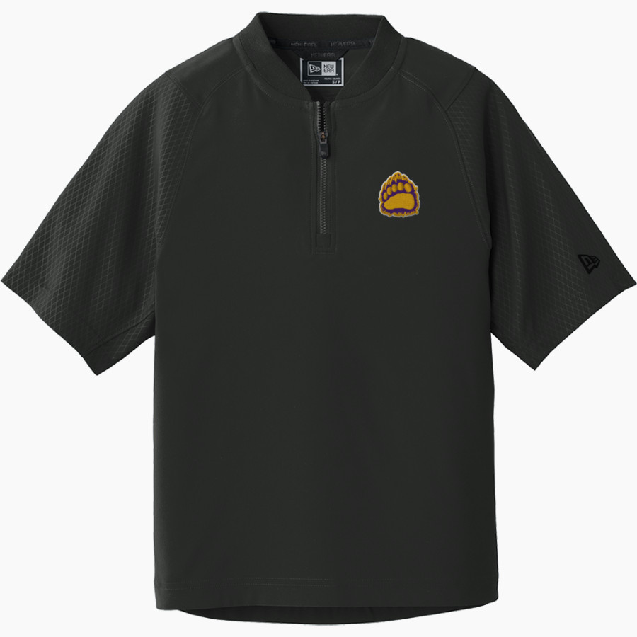 Fowler Grizzlies New Era Youth Cage Short Sleeve 1/4 Zip Jacket
