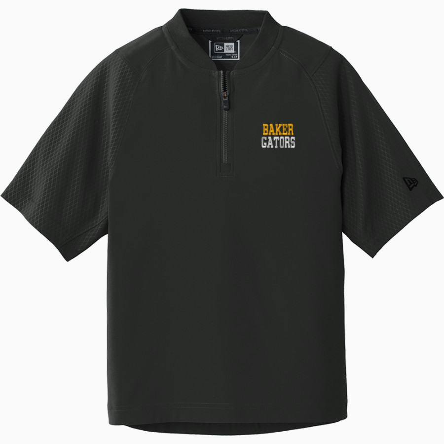 BAKER HIGH SCHOOL GATORS <span class="pdp-name-mascot">BAKER GATORS</span> New Era Youth Cage Short Sleeve 1/4 Zip Jacket
