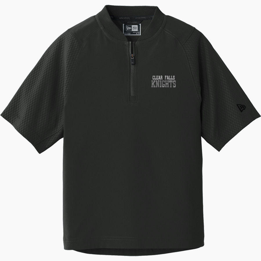 CLEAR FALLS HIGH SCHOOL KNIGHTS <span class="pdp-name-mascot">CLEAR FALLS KNIGHTS</span> New Era Youth Cage Short Sleeve 1/4 Zip Jacket
