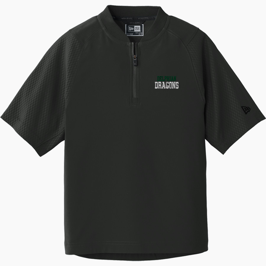 Delphian Dragons <span class="pdp-name-mascot">Delphian Dragons</span> New Era Youth Cage Short Sleeve 1/4 Zip Jacket