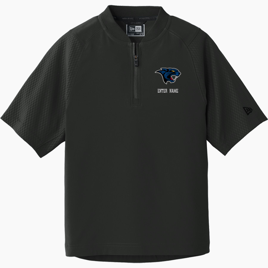 SALE CREEK Panthers Online Store <span class="pdp-name-mascot">SALE CREEK PANTHERS /LADY</span> New Era Youth Cage Short Sleeve 1/4 Zip Jacket