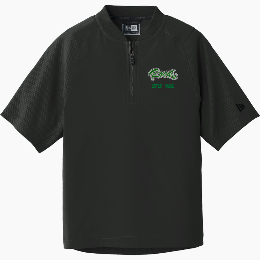 DUBLIN COFFMAN HIGH SCHOOL ROCKS New Era Youth Cage Short Sleeve 1/4 Zip Jacket