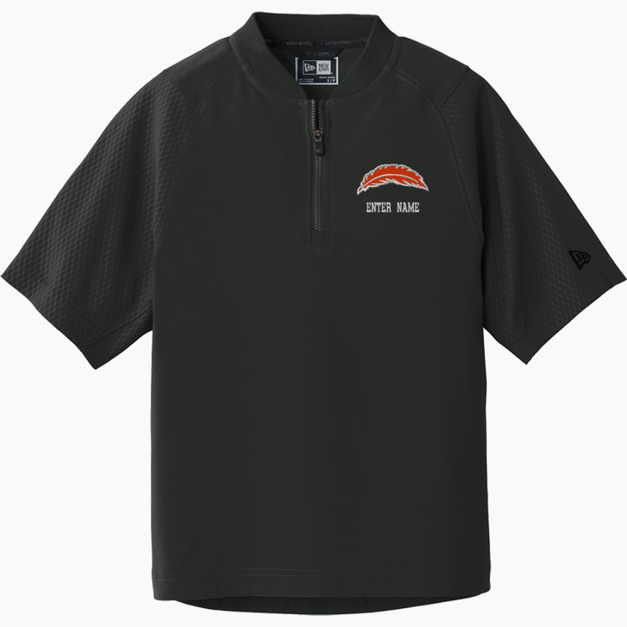 Roseburg Indians <span class="pdp-name-mascot">Roseburg Indians</span> New Era Youth Cage Short Sleeve 1/4 Zip Jacket