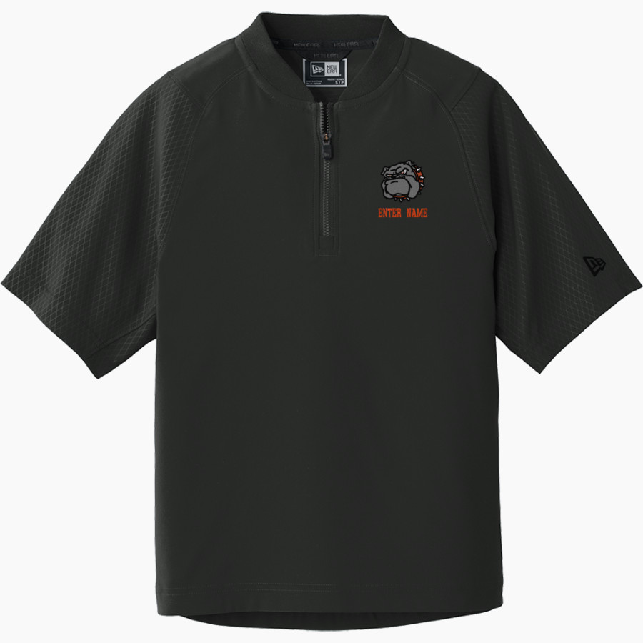 WATERLOO HIGH SCHOOL BULLDOGS <span class="pdp-name-mascot">WATERLOO BULLDOGS</span> New Era Youth Cage Short Sleeve 1/4 Zip Jacket